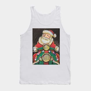 Retro Scooter, Classic Scooter, Scooterist, Scootering, Scooter Rider, Mod Art Tank Top